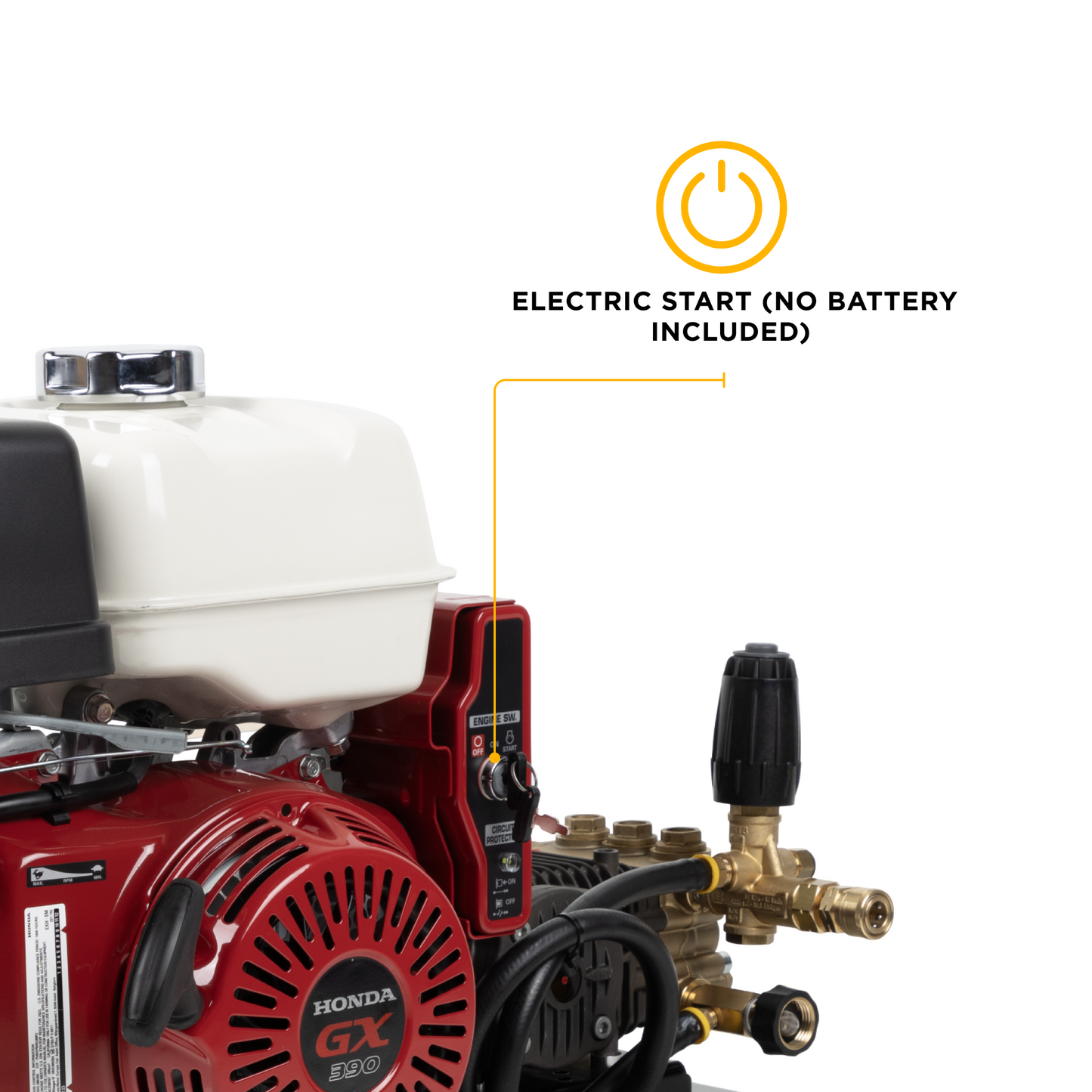 3,200 PSI 5.2 GPM Cold Water Gas Pressure Washer - B3213HETBCS