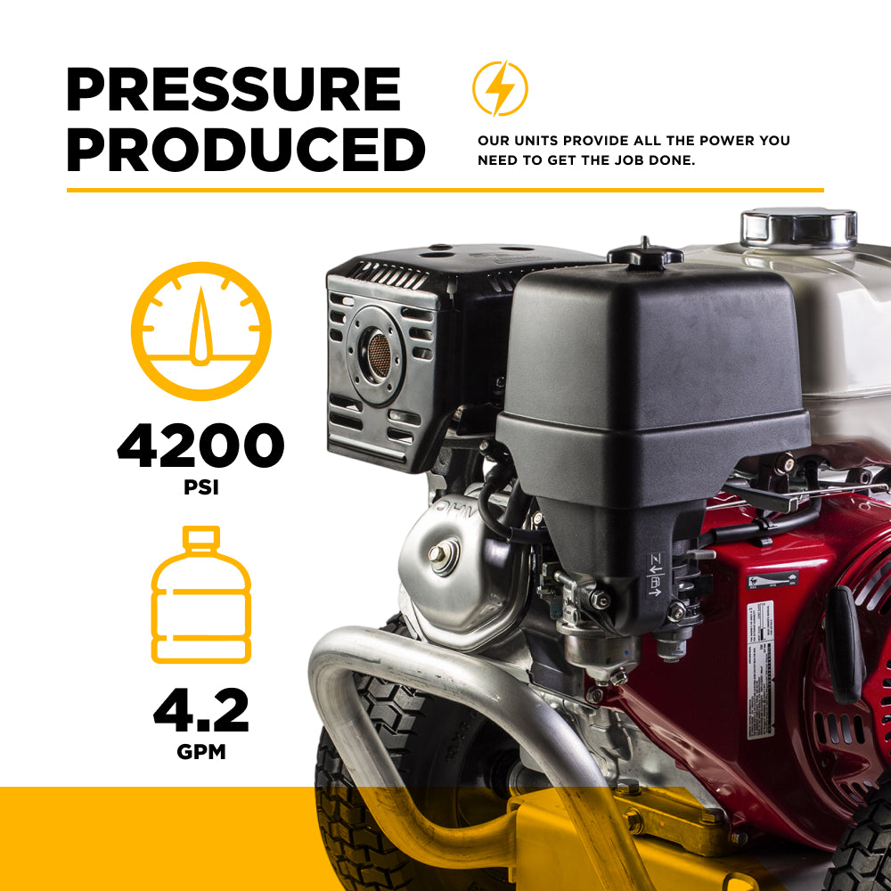 4,200 PSI 4.2 GPM Cold Water Gas Pressure Washer - B4213HABGS