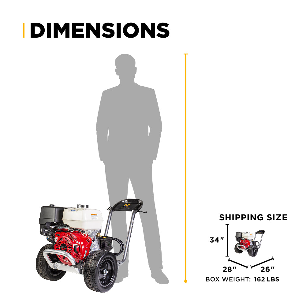 4,200 PSI 4.2 GPM Cold Water Gas Pressure Washer - B4213HACS