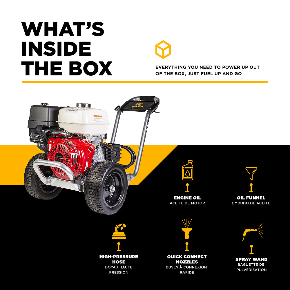 4,200 PSI 4.2 GPM Cold Water Gas Pressure Washer - B4213HACS