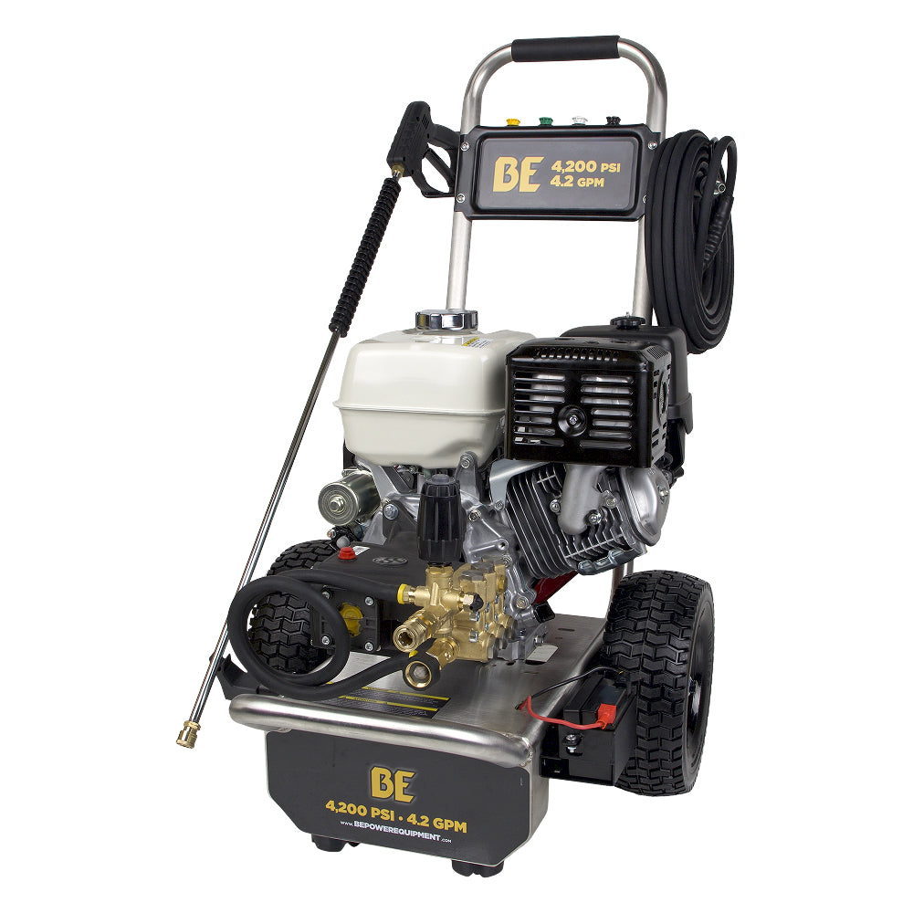 4,200 PSI 4.2 GPM Cold Water Gas Pressure Washer with Honda GX390