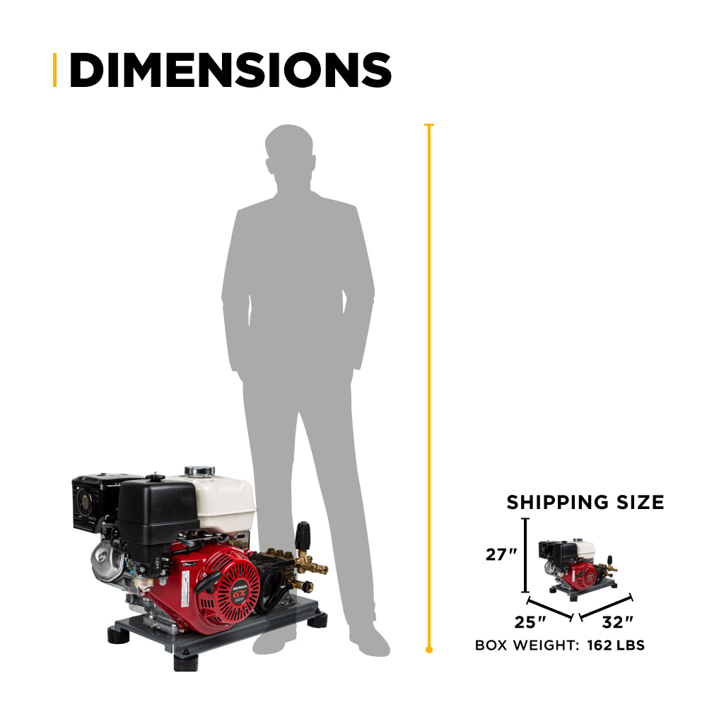 4,200 PSI 4.2 GPM Cold Water Gas Pressure Washer - B4213HETBGS