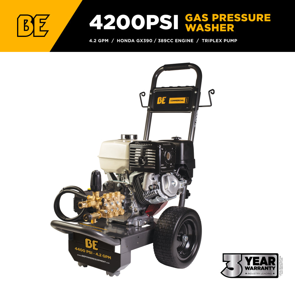 4,200 PSI 4.2 GPM Cold Water Gas Pressure Washer - B4213HGS