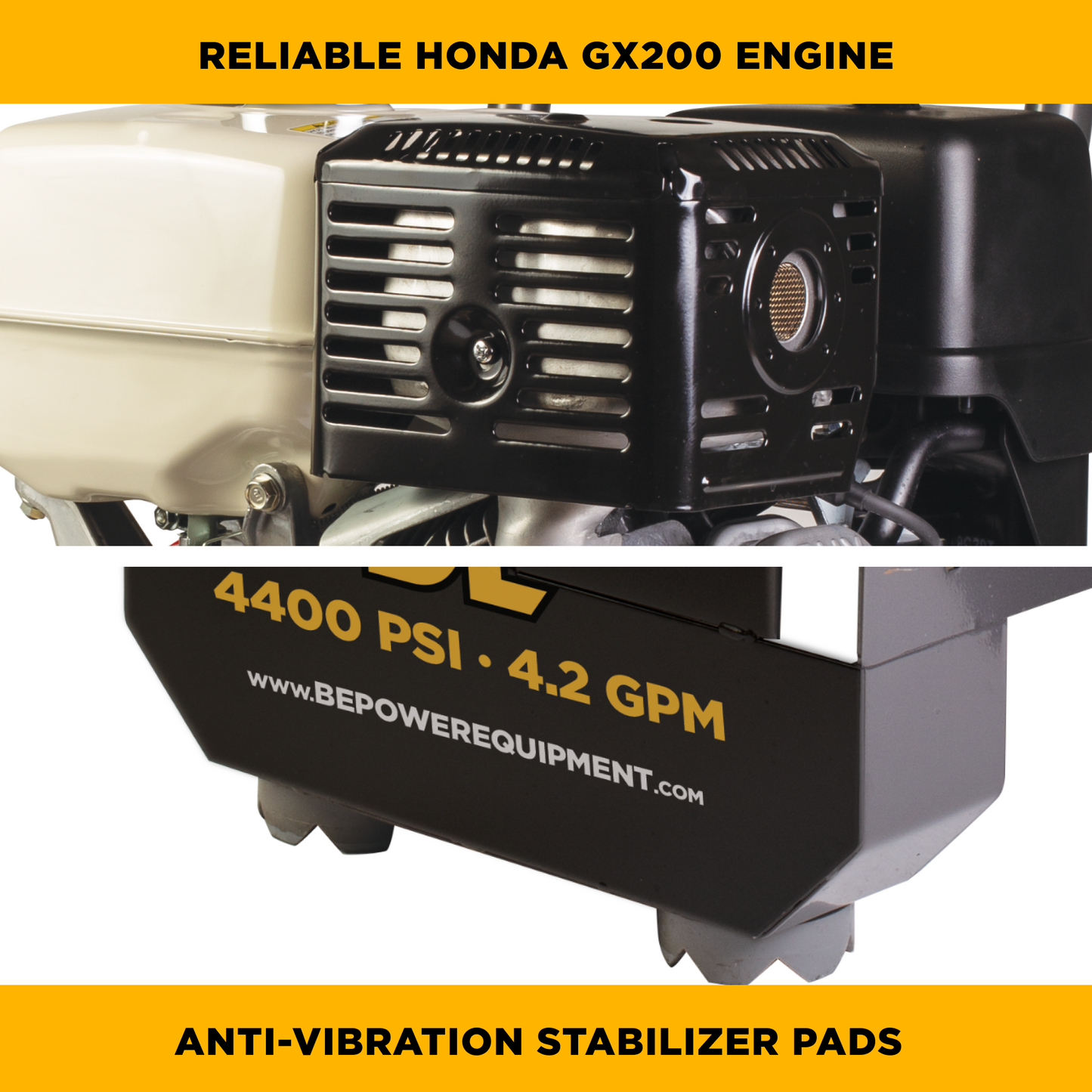 4,200 PSI 4.2 GPM Cold Water Gas Pressure Washer - B4213HGS