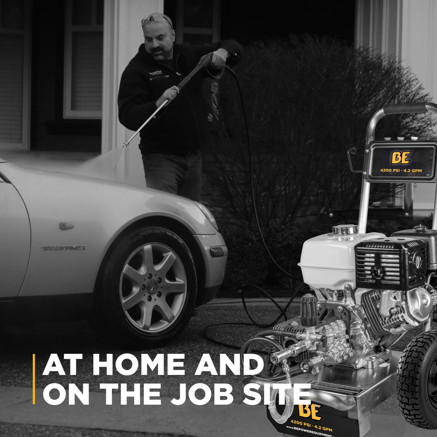 4,200 PSI 4.2 GPM Cold Water Gas Pressure Washer - B4213HSCS