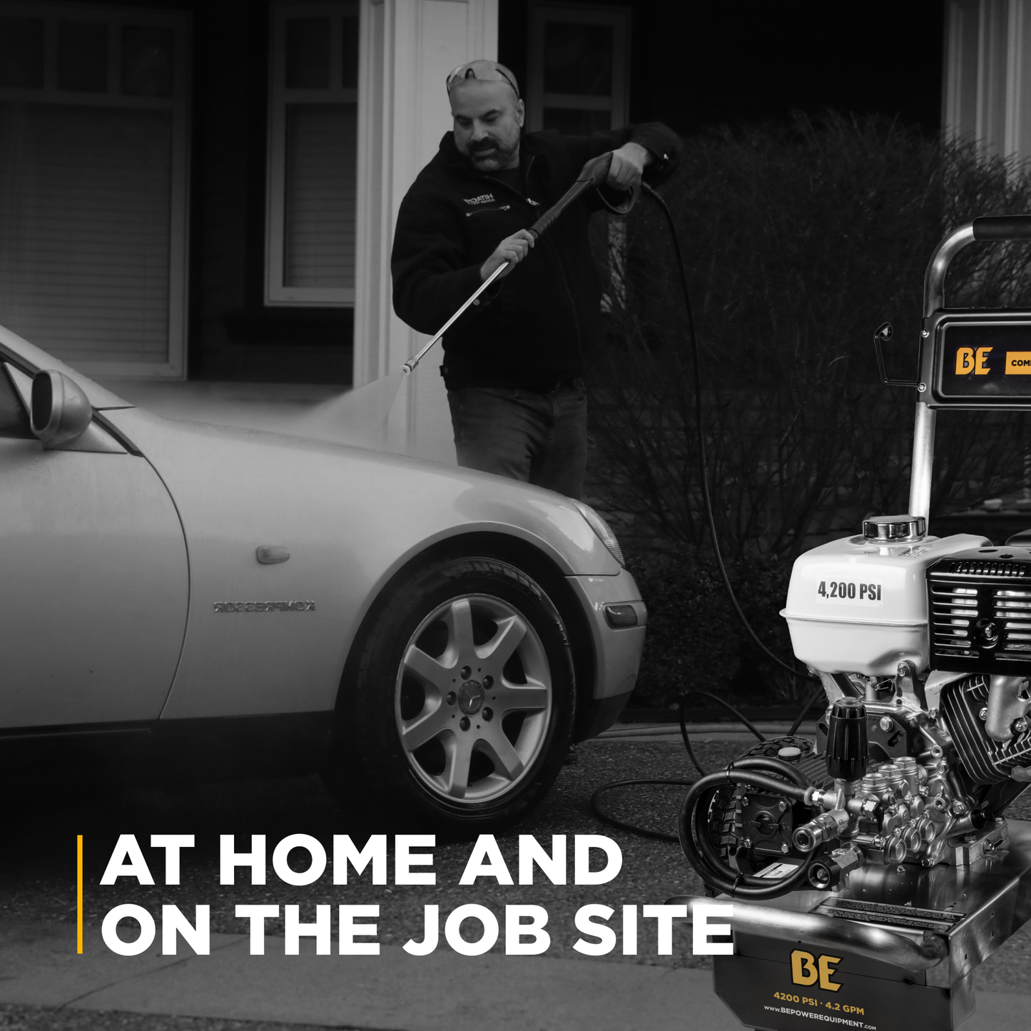 4,200 PSI 4.2 GPM Cold Water Gas Pressure Washer - B4213HSJ