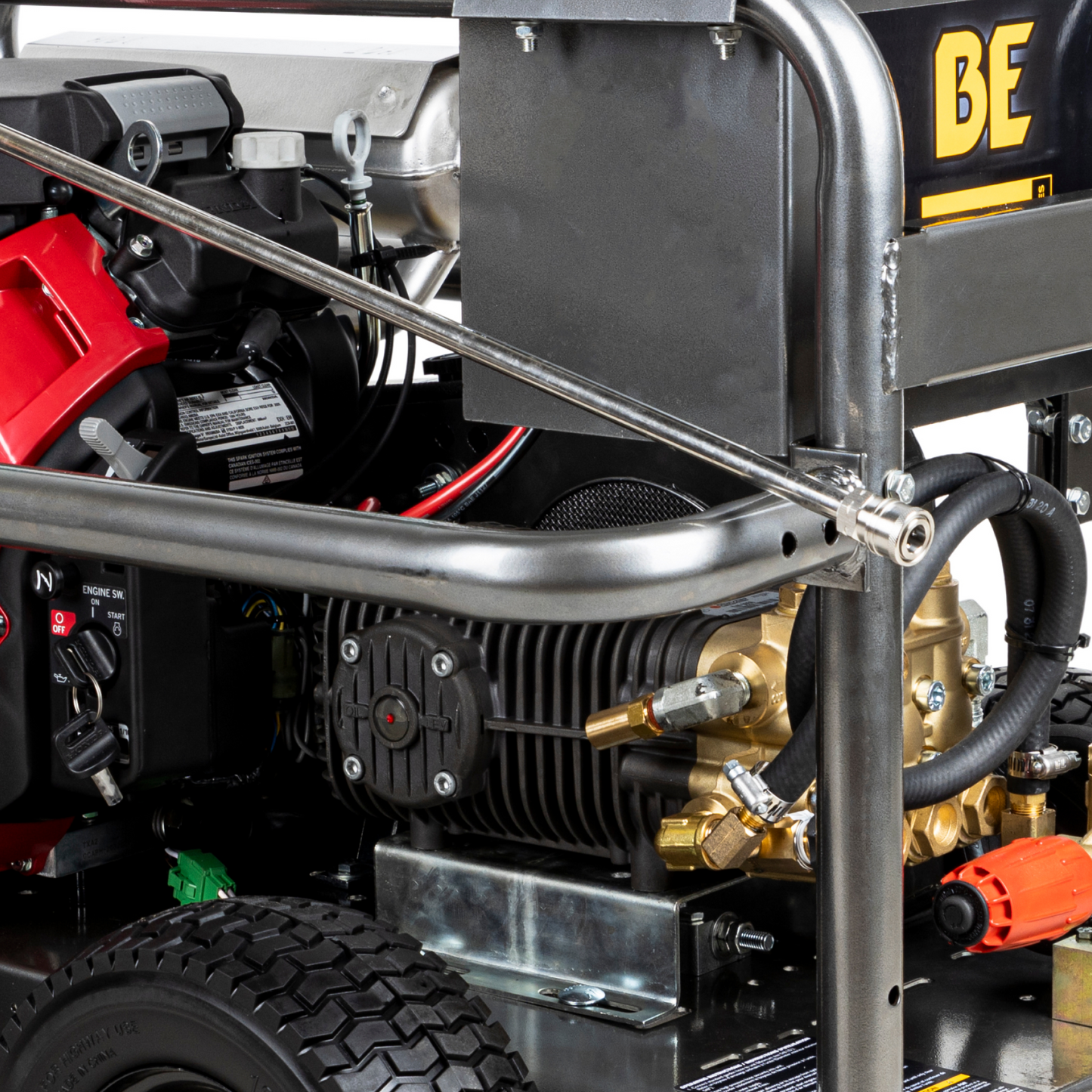 5,000 PSI 5.0 GPM Cold Water Gas Pressure Washer - PE-5024HWEBCOM