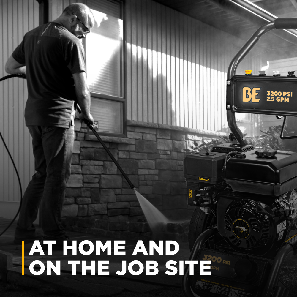 3,400 PSI 2.5 GPM Cold Water Gas Pressure Washer - BE3475PX