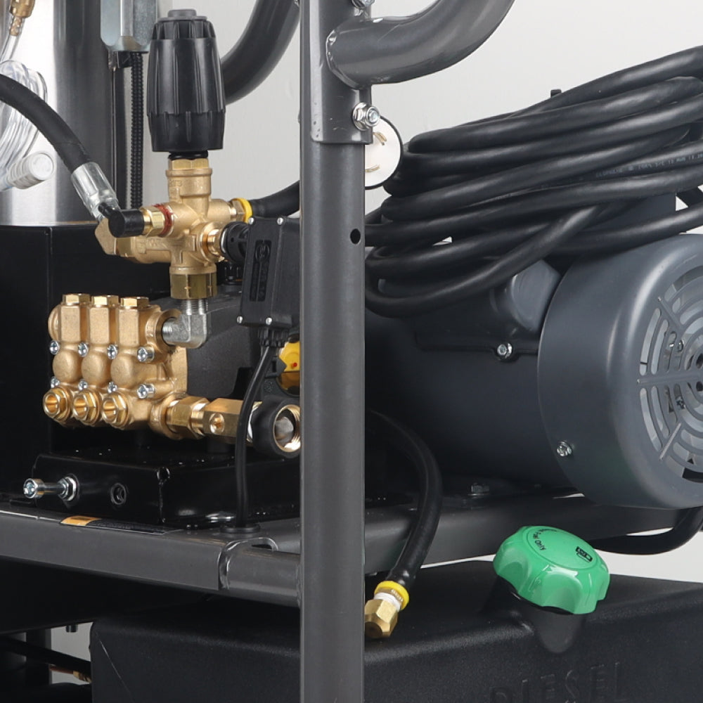 2,000 PSI - 3.5 GPM Hot Water Electric Pressure Washer with Triplex Pump - HW205EBA