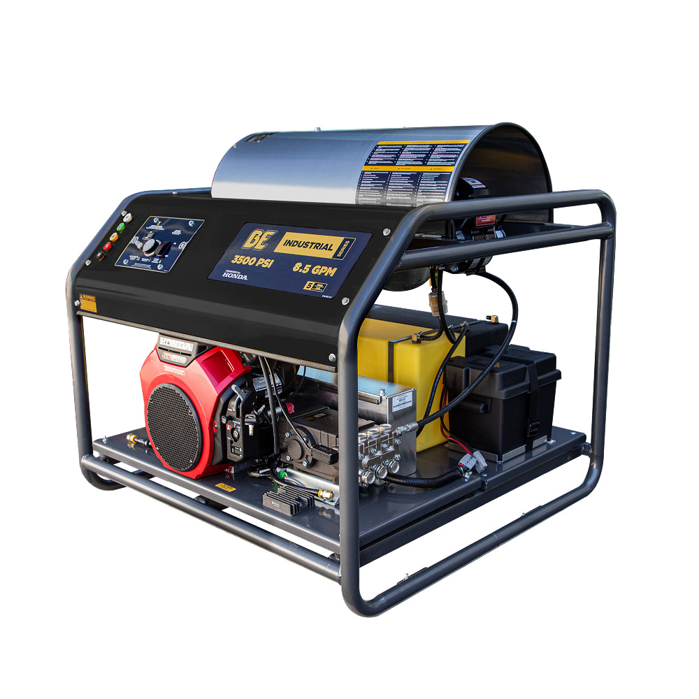 Nettoyeur haute pression à eau chaude de 3 500 PSI - 5,6 GPM, moteur Honda GX690 et pompe General Triplex