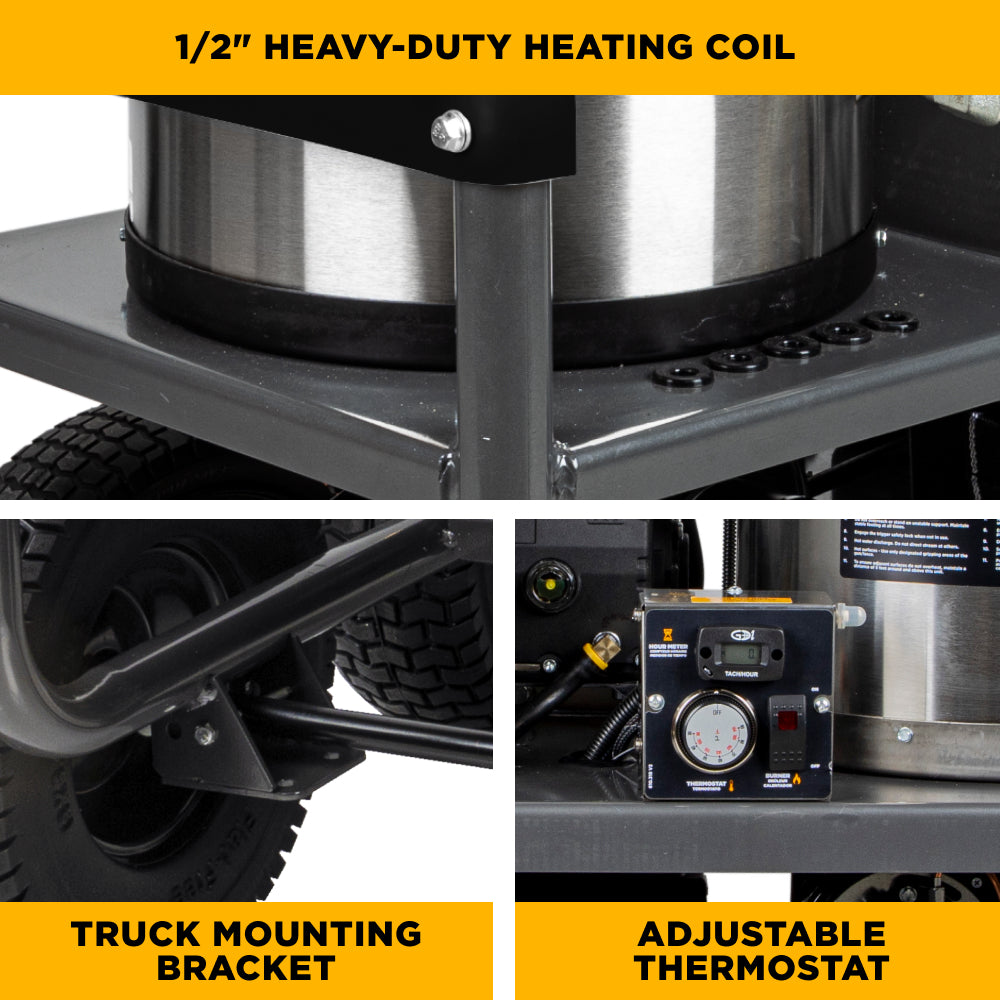 3,600 PSI - 2.5 GPM Hot Water Pressure Washer - HW3665HA