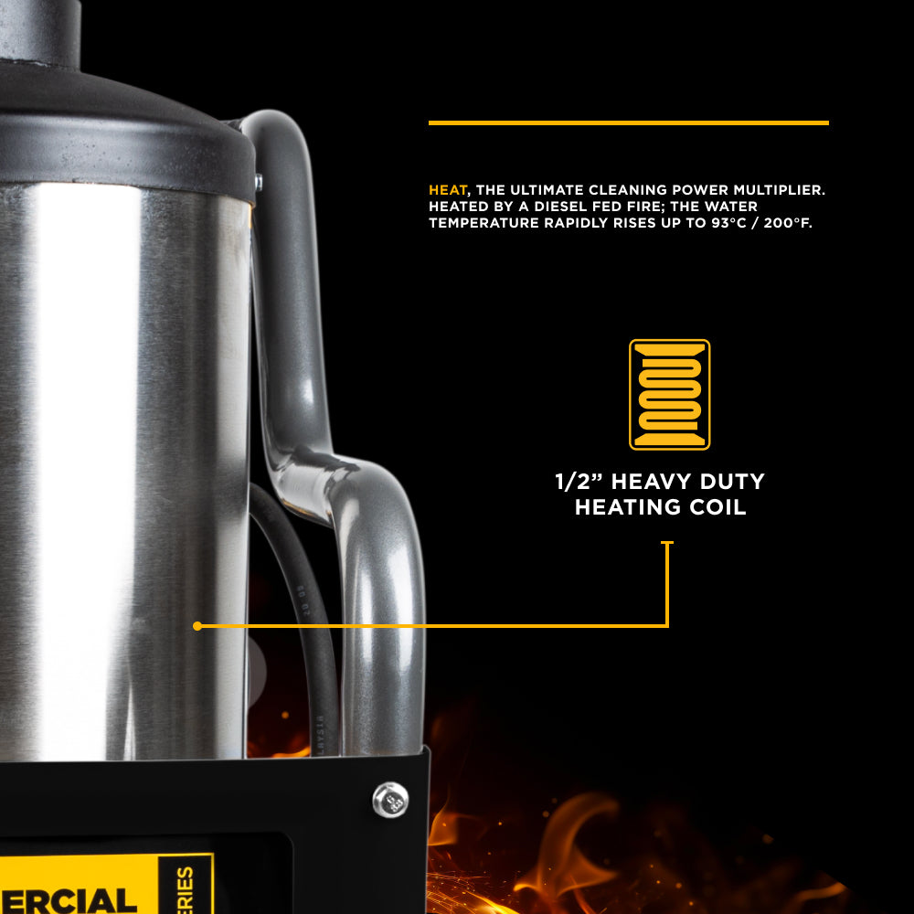 3,600 PSI - 2.5 GPM Hot Water Pressure Washer - HW3665HA