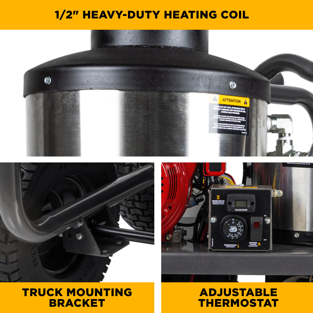 PW, CHAUD, 389CC, 4000PSI, 4GPM