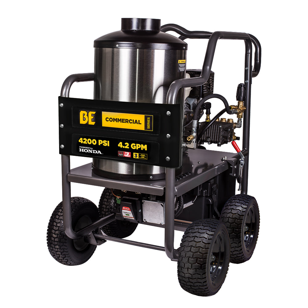 4,200 PSI - 4.2 GPM Hot Water Pressure Washer with Honda GX390