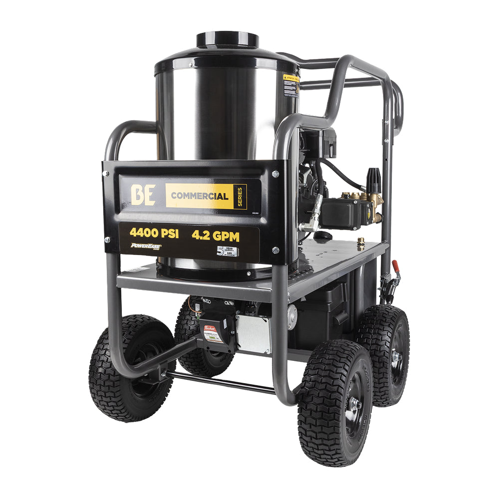 4,400 PSI - 4.2 GPM Hot Water Pressure Washer with Powerease 420 Engine and CP Triplex Pump - HW4415PA