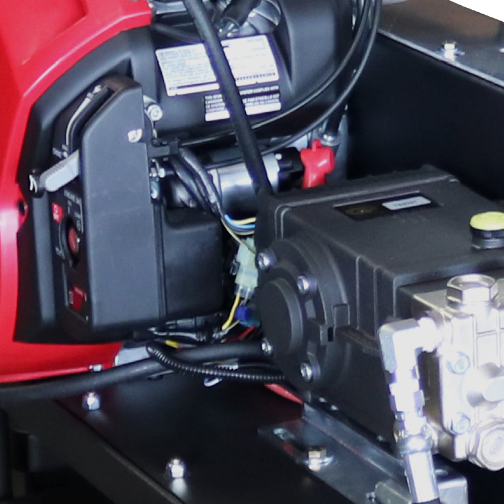 3,000 PSI 10 GPM Hot Water Gas Pressure Washer Skid with General Triplex Pump - SE5815HIHZGP