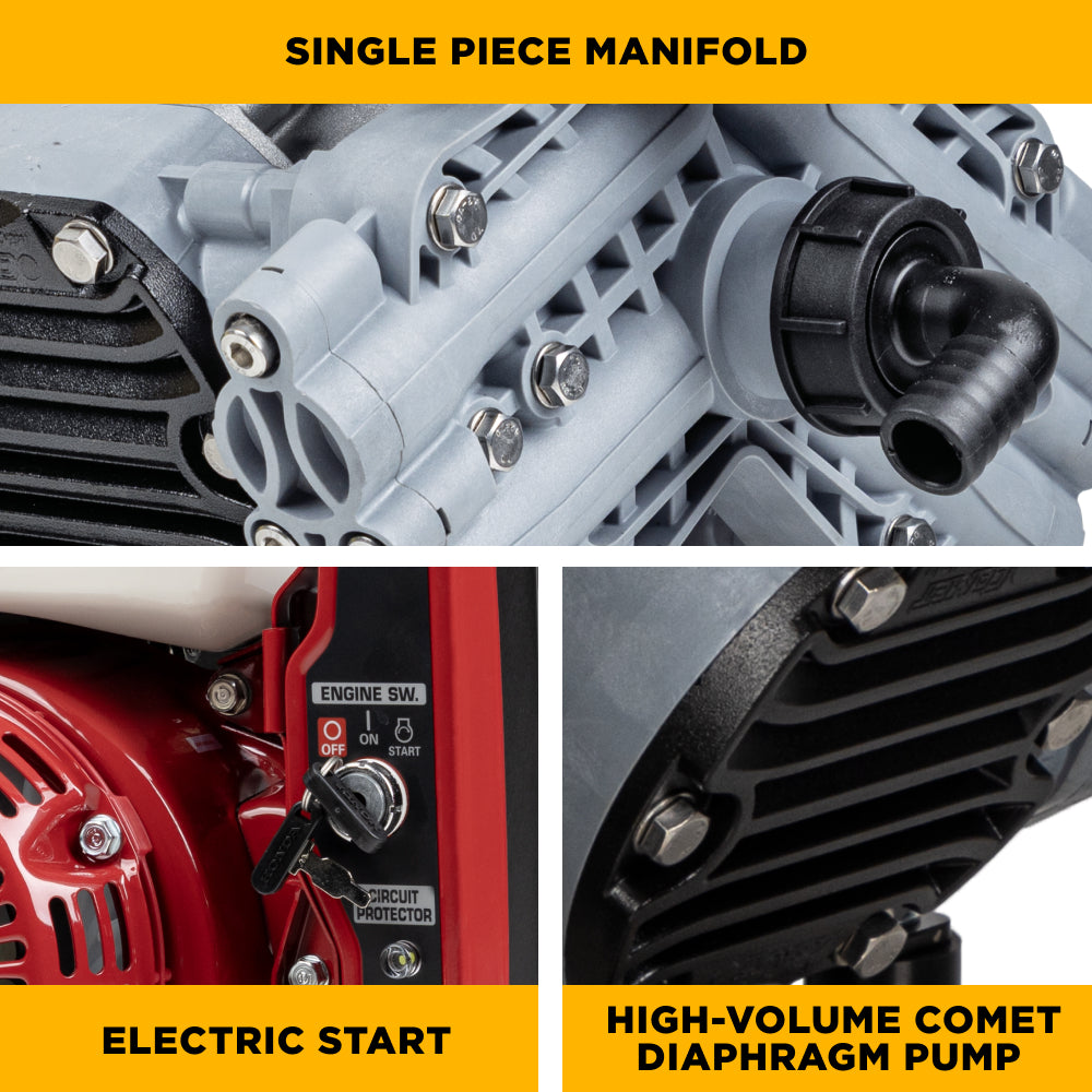 11.0 GPM - 300 PSI Gas Soft Wash Unit - SW1165HEC2