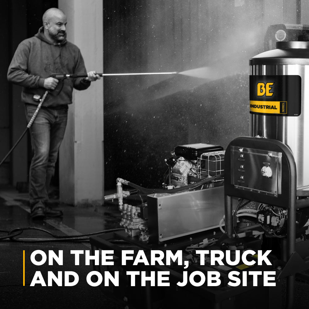 3,500 PSI 5.2 GPM Hot Water Skid Pressure Washer with General Triplex Pump - Z5535GPBDH