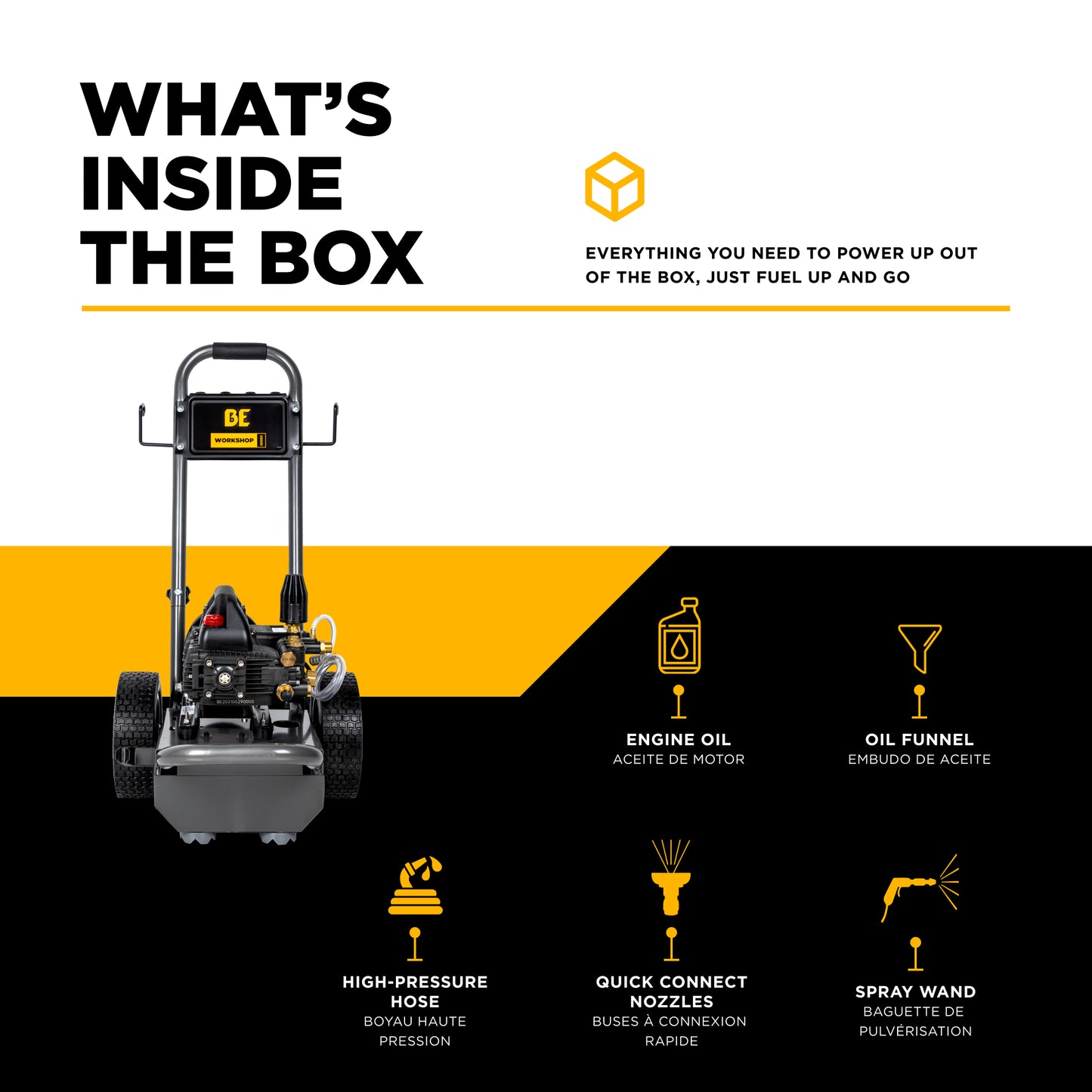 Nettoyeur haute pression électrique de 1 500 PSI - 1,6 GPM avec moteur Powerease et pompe Triplex