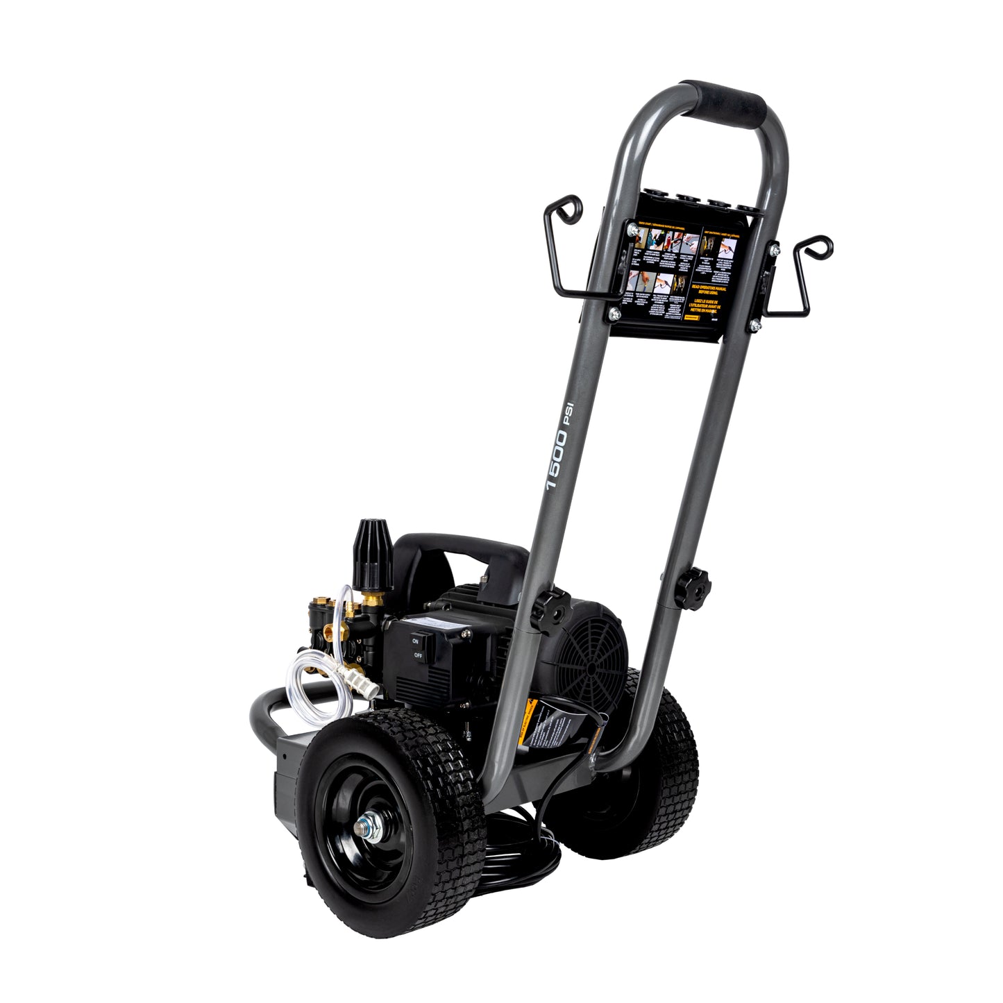 Nettoyeur haute pression électrique de 1 500 PSI - 1,6 GPM avec moteur Powerease et pompe Triplex