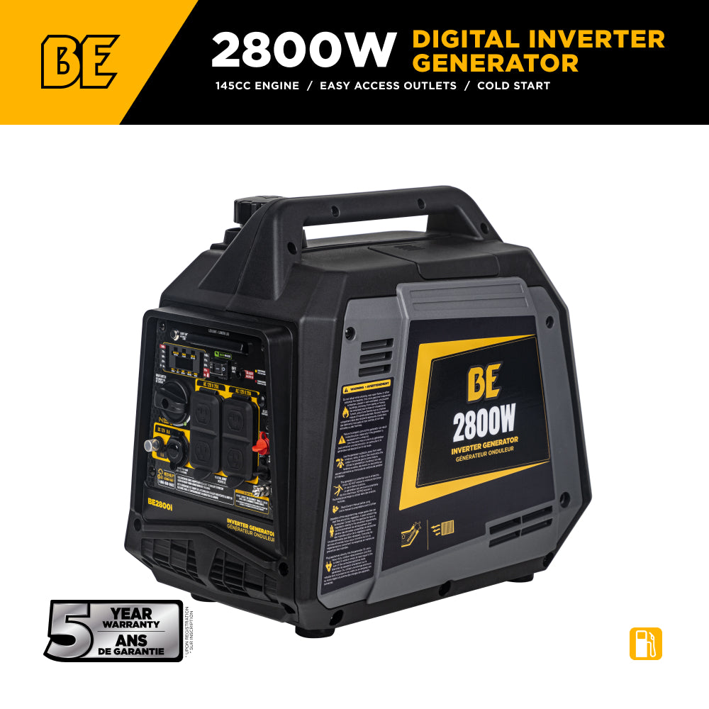 Générateur à onduleur numérique de 2 800 watts