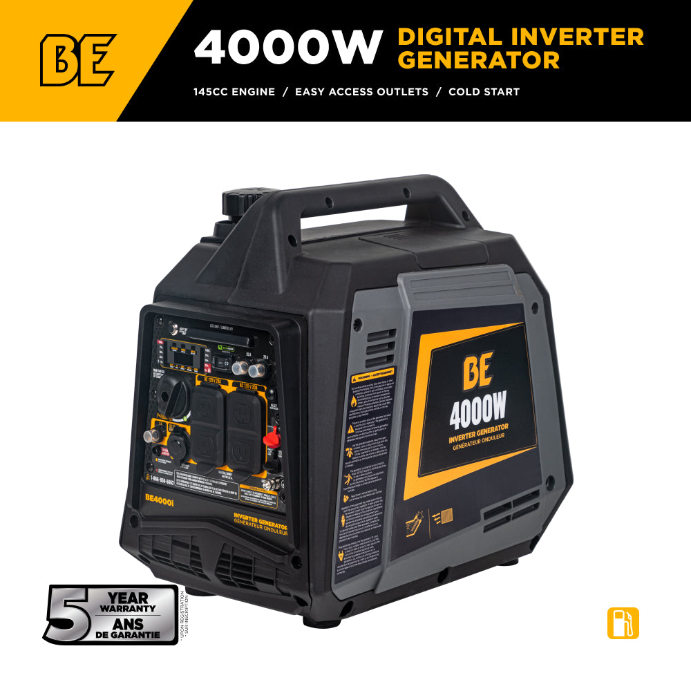 Générateur à onduleur numérique de 4 000 watts