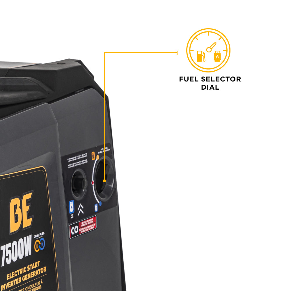 Générateur à onduleur numérique de 7 500 watts