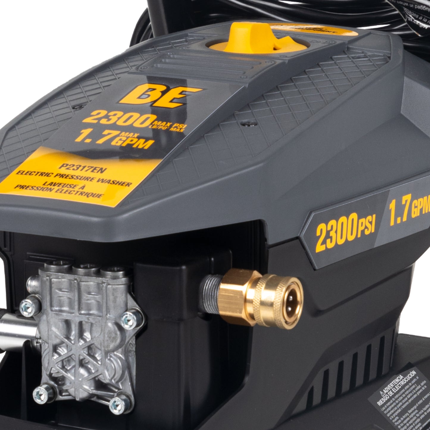 Nettoyeur haute pression électrique 2 300 PSI - 1,7 GPM avec pompe axiale AR