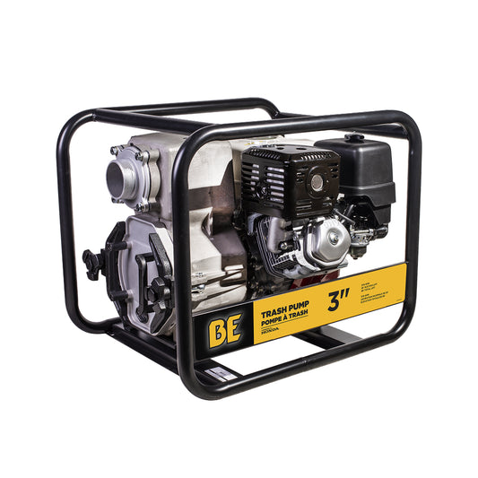 Pompe de transfert de déchets de 3 pouces avec moteur Honda GX390