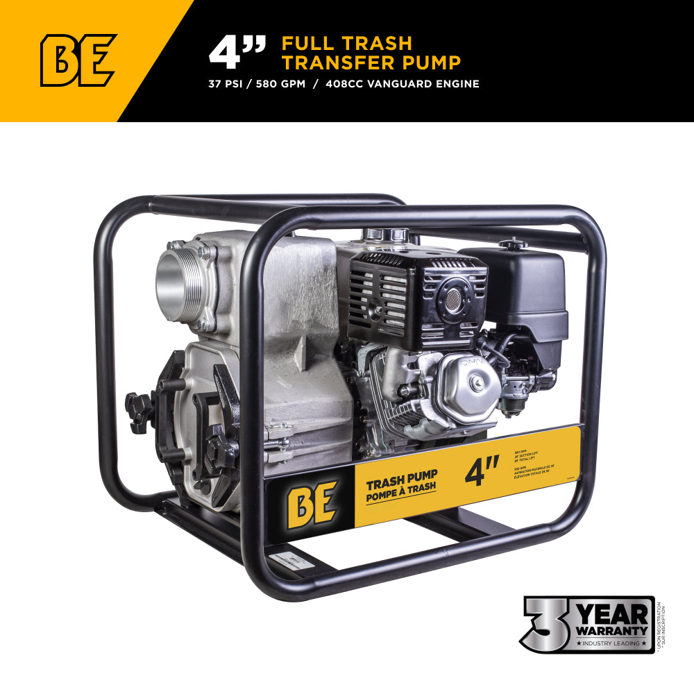 4" Full Trash Pump - TP-4014RM