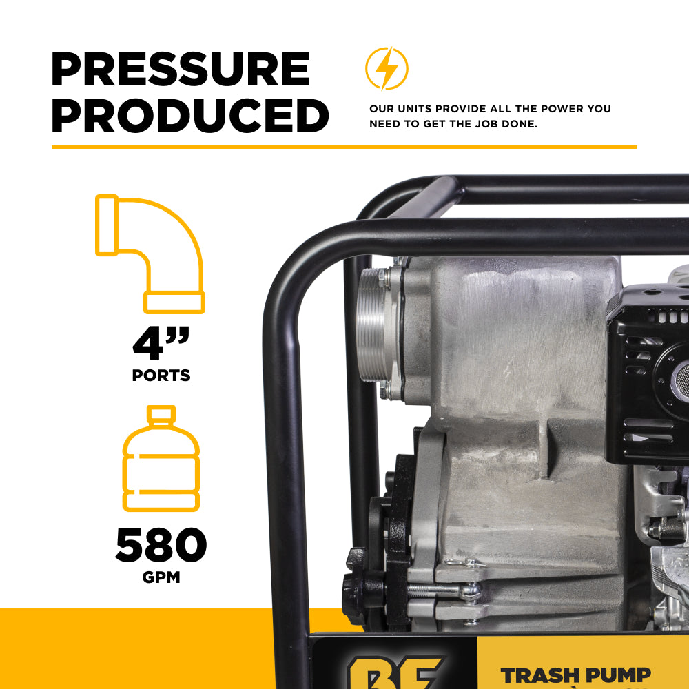 4" Full Trash Pump - TP-4014RM