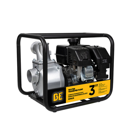 Pompe de transfert d'eau de 3" avec moteur Kohler SH270