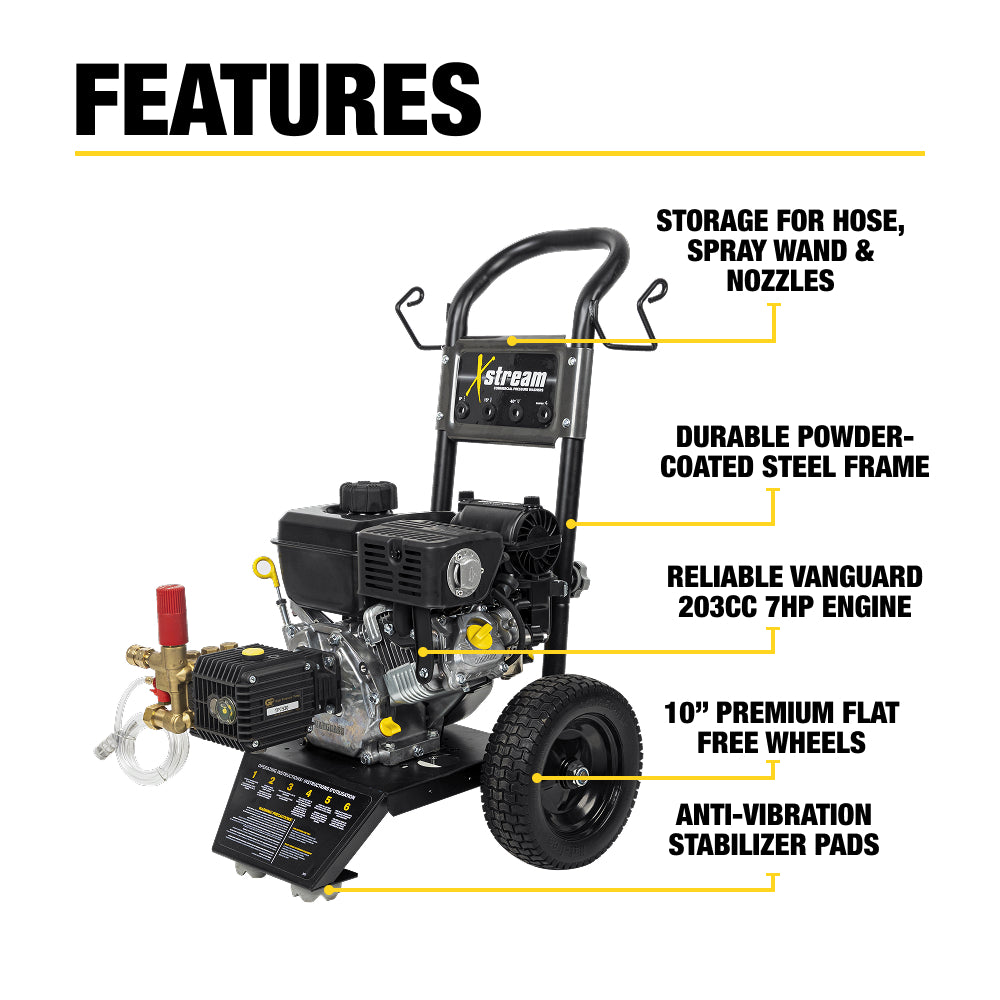 2,700 PSI 3 GPM Gas Pressure Washer - X2765VG