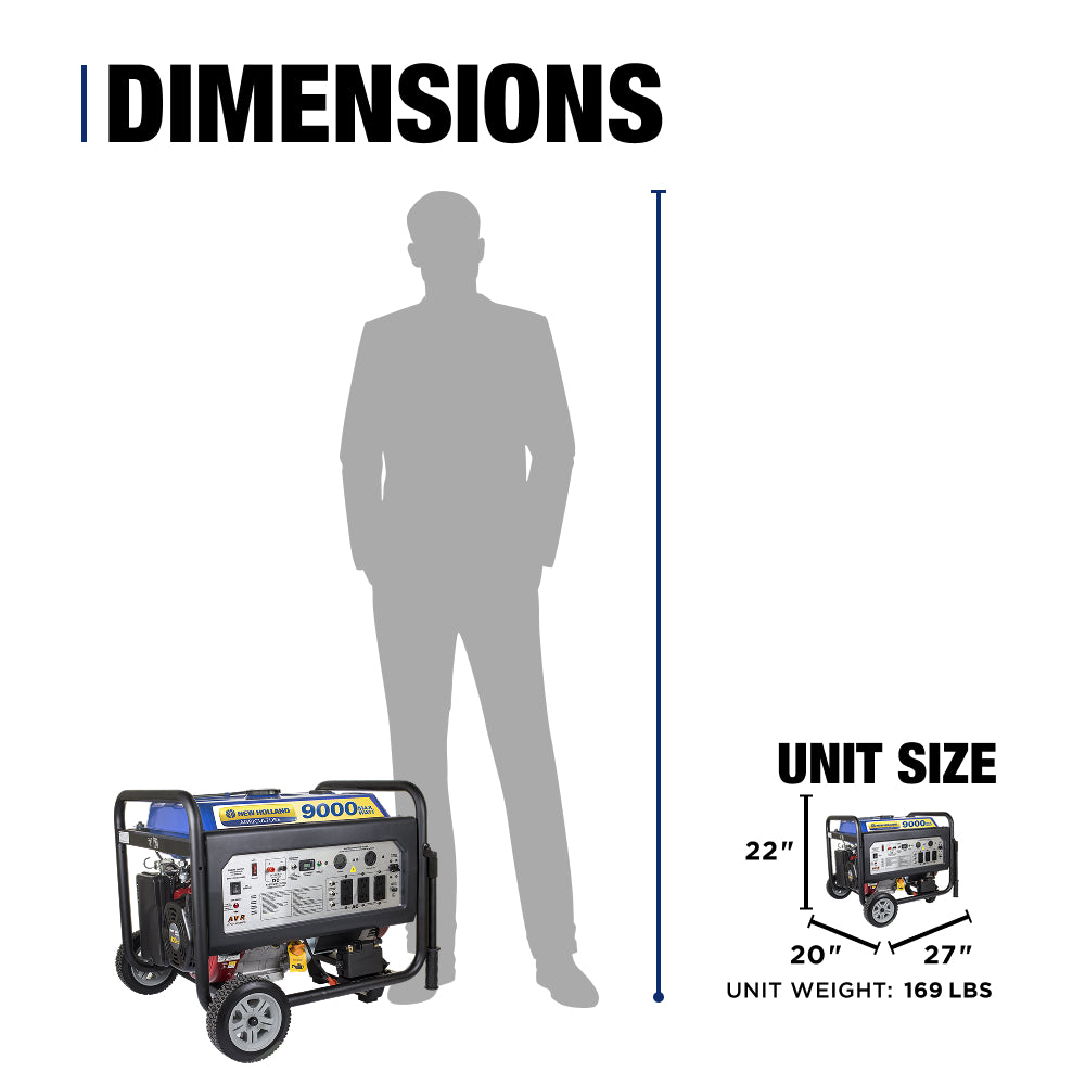 9,000W Gas Generator - N9000ER