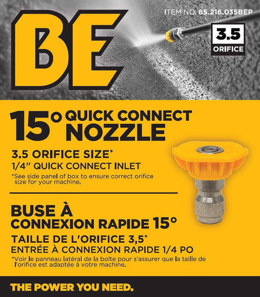NOZZLE, Q/C 15 DEG-035 PKG
