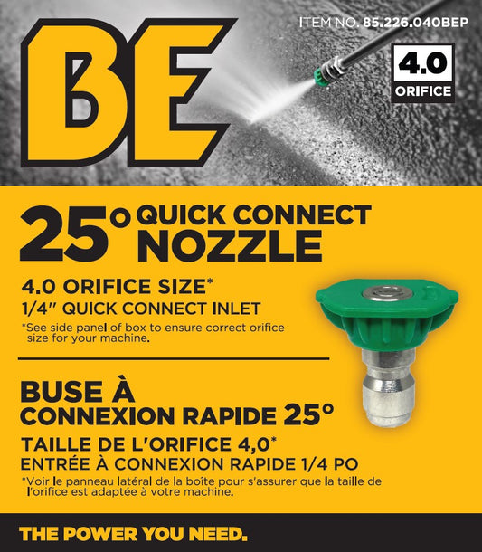NOZZLE, Q/C 25 DEG-040 PKG