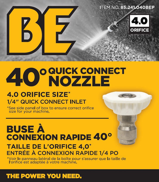 NOZZLE, Q/C 40 DEG-040 PKG
