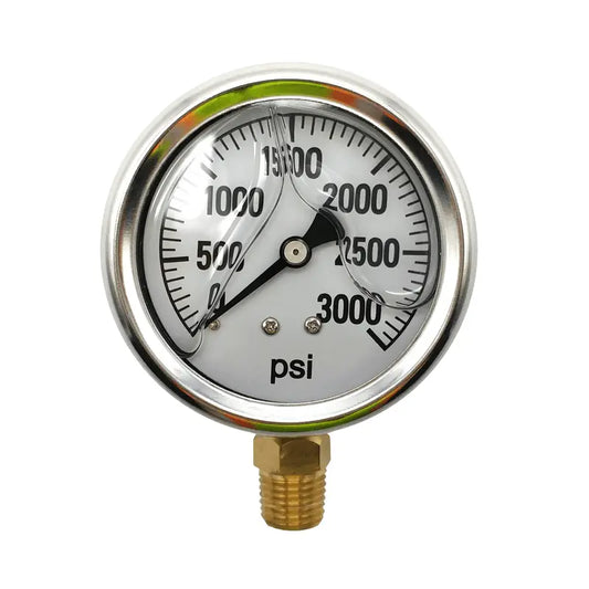 Pressure Gauge Glycerin, Stainless Steel