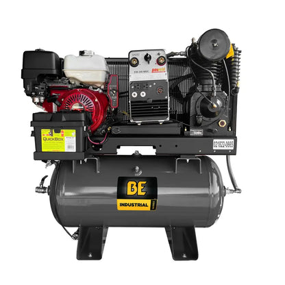 Compresseur d'air à gaz/soudeur/générateur 19 CFM à 175 PSI avec moteur Honda GX390
