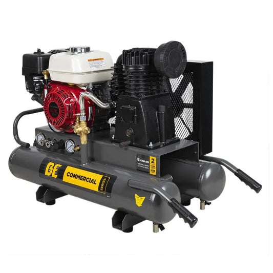 Compresseur d'air à gaz de 13,8 pi3/min à 90 psi avec moteur Honda GX200