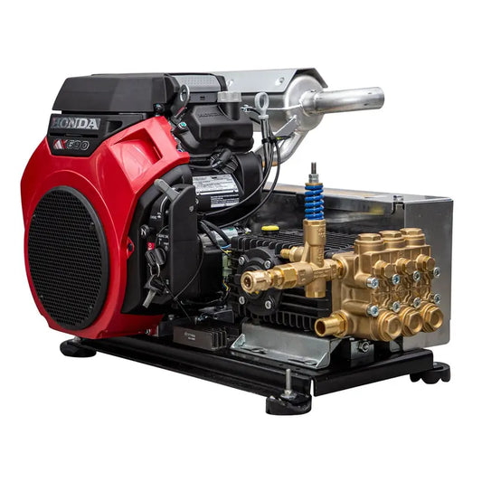 3,500 PSI 8.0 GPM Gas Pressure Washer with Honda GX690 Engine and General Triplex Pump - B3524HTBG