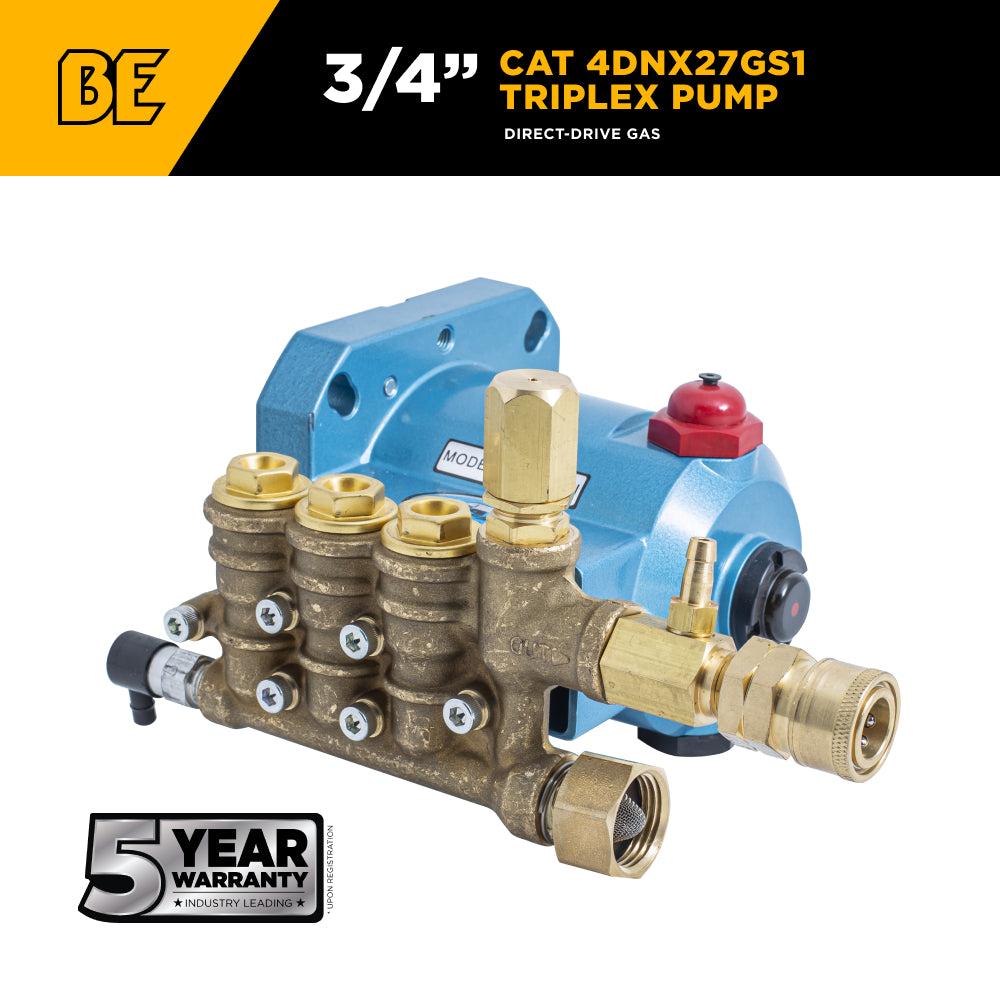 CAT 4DNX27GS1 Pump – 2.7 GPM, 3,000 PSI, 3/4" Shaft