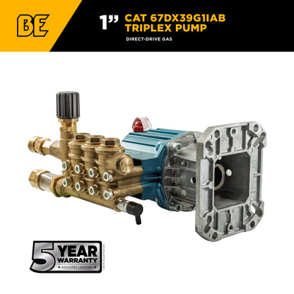 CAT 67DX39G1IAB Pump – 3.9 GPM, 4,400 PSI, 1" Shaft