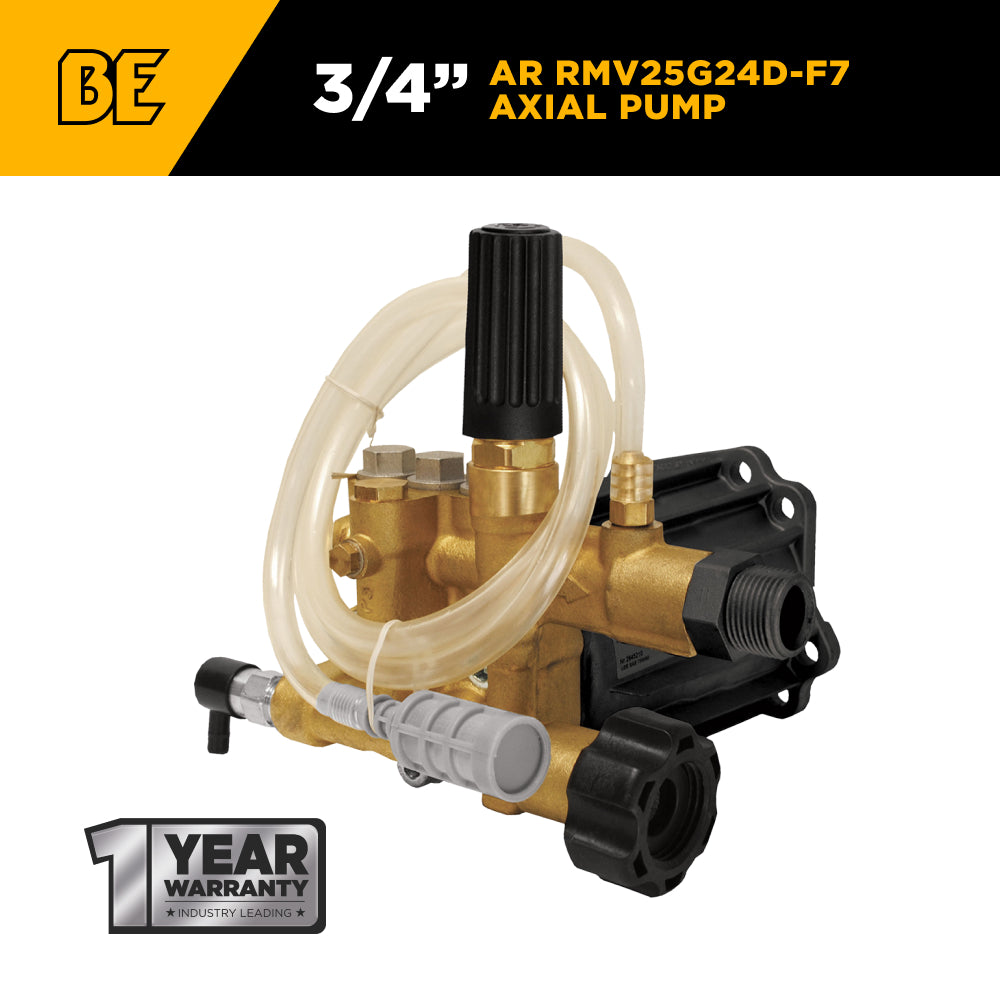 AR RMV25G24D-F7 Pump – 2.5 GPM, 2,400 PSI, 3/4" Shaft