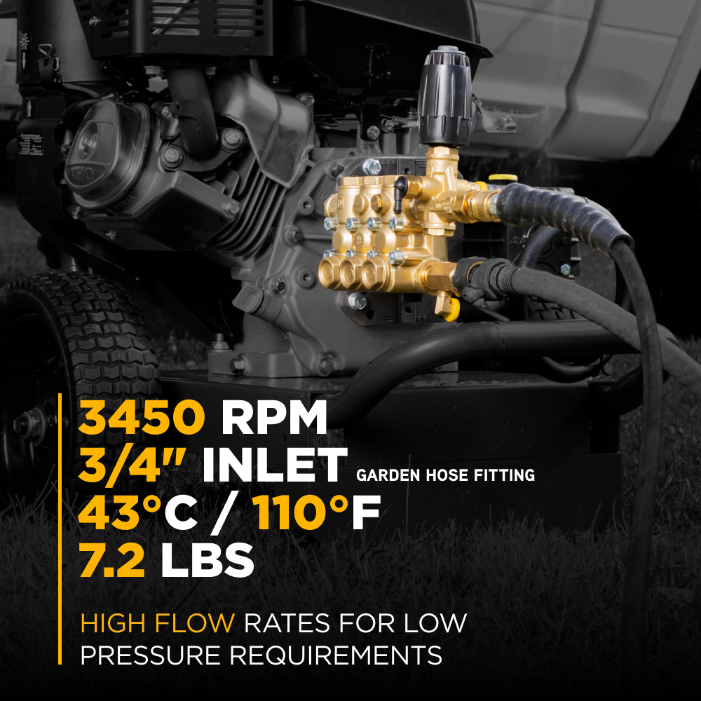 AR RMV25G24D-F7 Pump – 2.5 GPM, 2,400 PSI, 3/4" Shaft