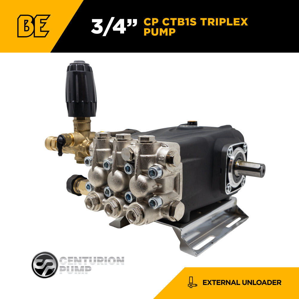 Centurion P8 Belt Drive Triplex 4000 PSI 4.0 GPM Pressure Washer Bare Pump – 85.120.106B