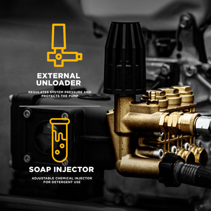 Centurion P6 Direct Drive Triplex 3500PSI 4.6GPM Pressure Washer Pump - 85.129.133B