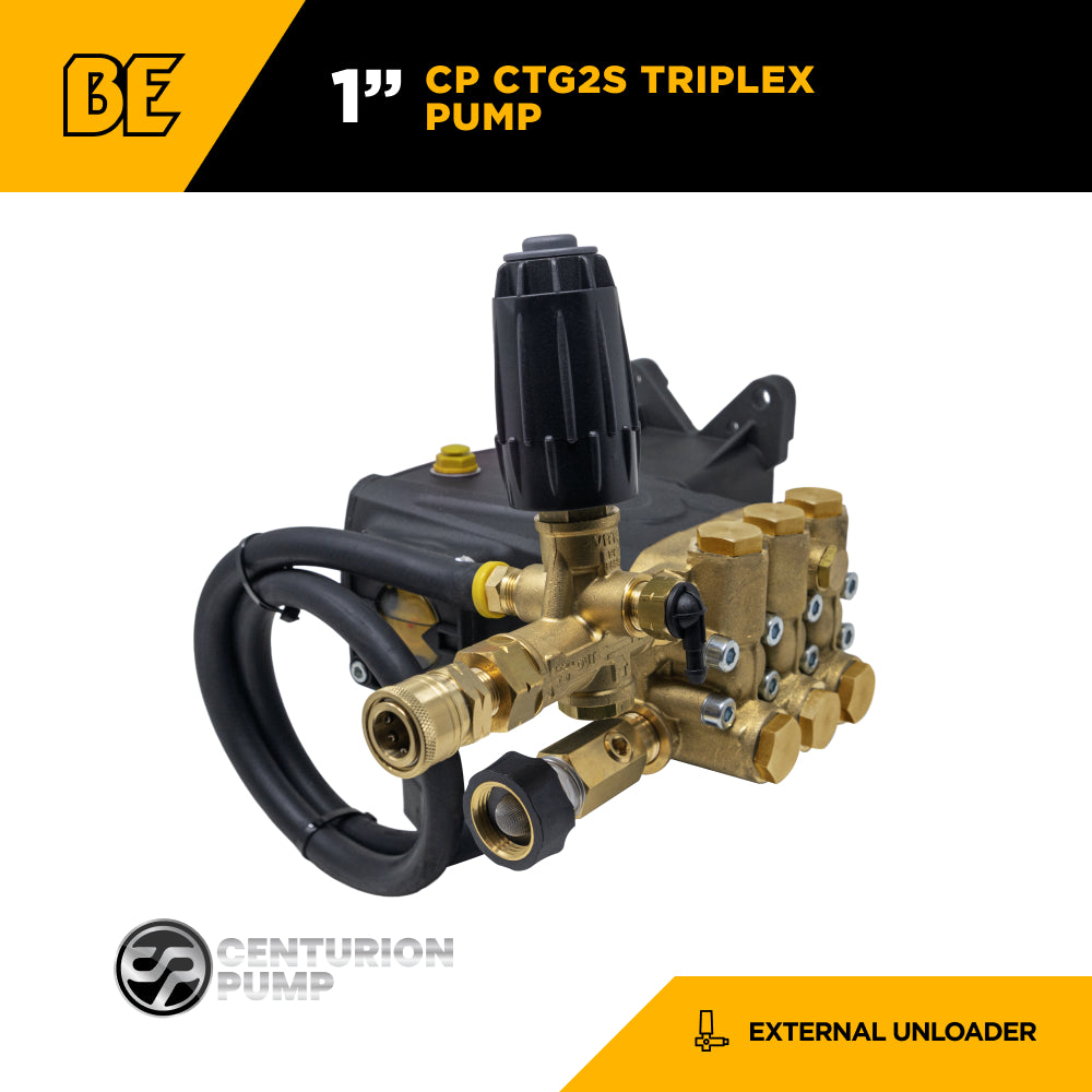 Centurion P4+ Direct Drive Triplex 4400 PSI 4.2 GPM Pressure Washer Bare Pump – 85.120.142B