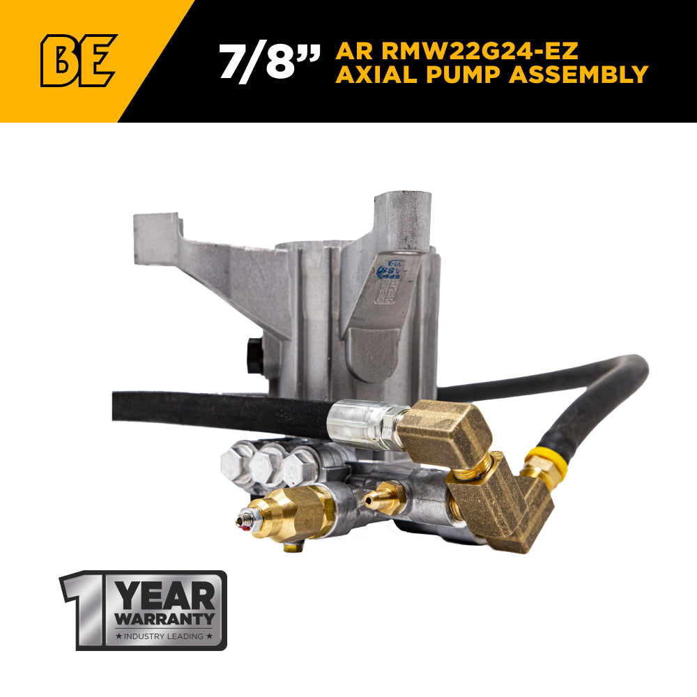 AR RMW22G24-EZ Pump Assembly – 2.2 GPM, 2,400 PSI, 7/8" Shaft