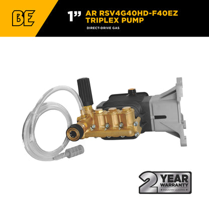 AR RSV4G40HD-F40EZ Pump – 4.2 GPM, 4,400 PSI, 1" Shaft